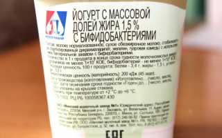 Сроки и условия хранения натурального йогурта до и после вскрытия