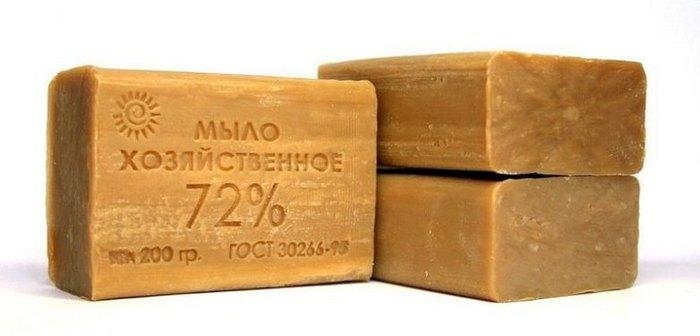 Хозяйственное мыло для удаления пятен