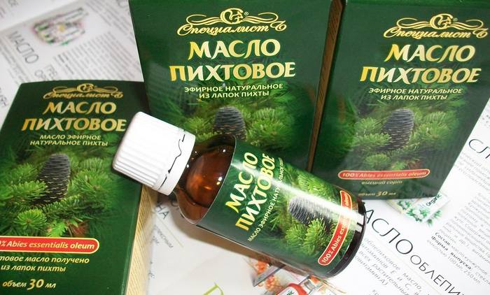 Пихтовое масло для удаления пятен