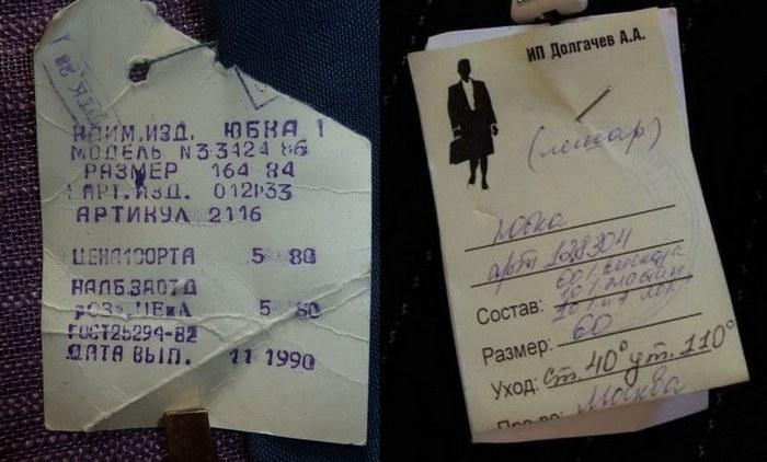 Размер юбки на этикетке, фото