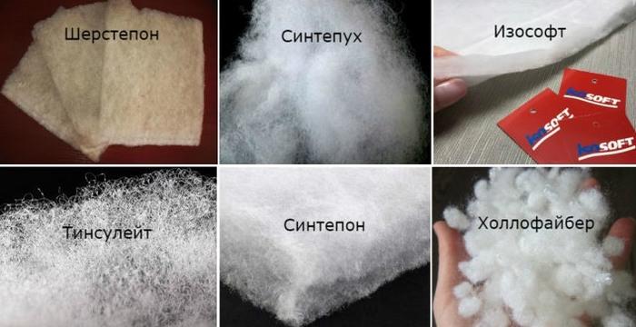Разновидности утеплителей для одежды, фото