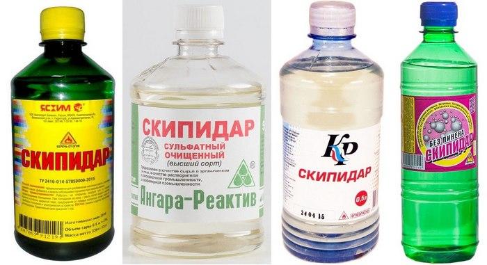 Скипидар для выведения пятен