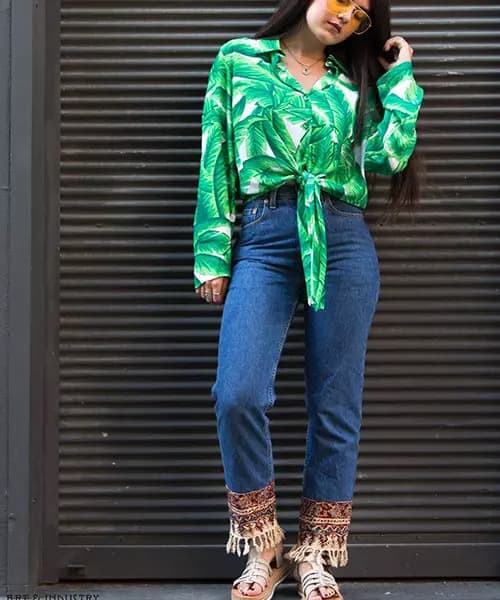 луки в стиле бохо - фото 9