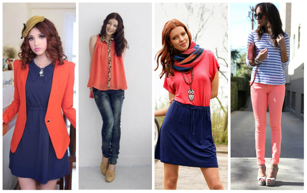 синий цвет с розовым