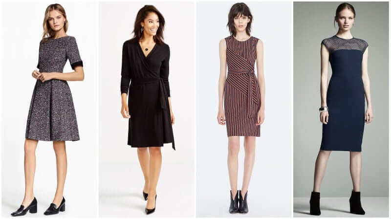 Деловые повседневные платья