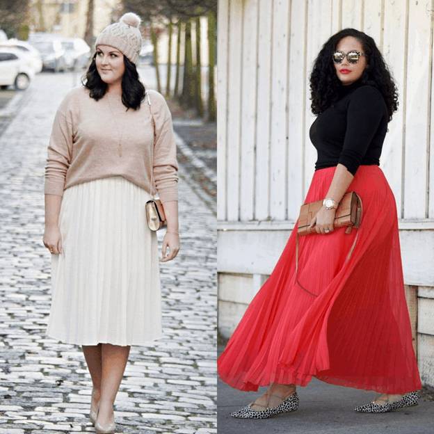 юбки для полных женщин