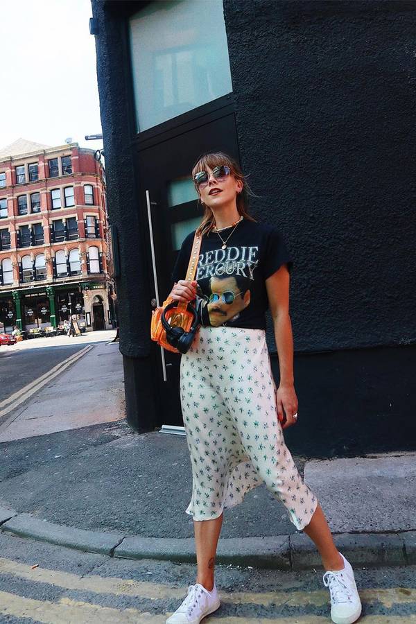 С чем носить юбку миди - фото 13