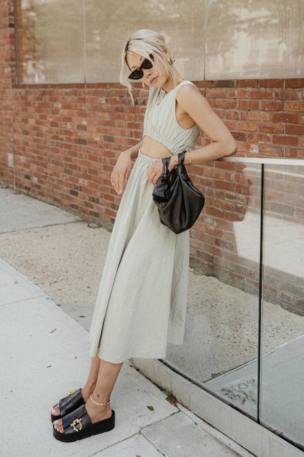 С чем носить юбку миди - фото 11