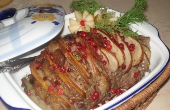 мясо гармошкой в фольге в духовке