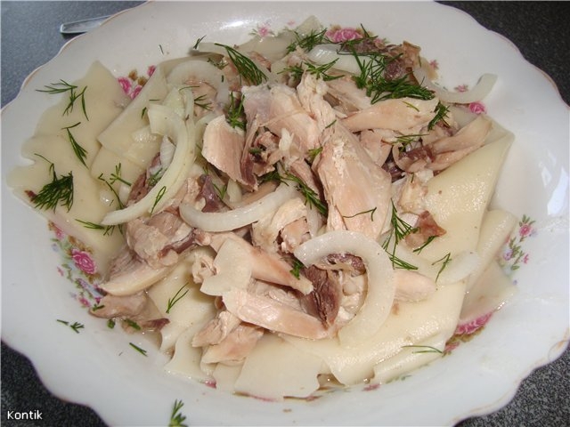 бешбармак из курицы