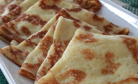 Блинчики ажурные на кефире и молоке