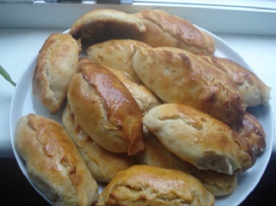 Постные пироги с овощной начинкой