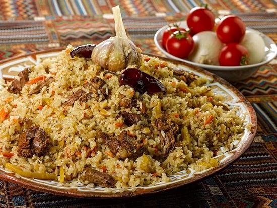 Плов из свинины в казане