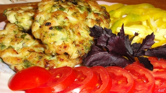 Рубленые котлеты из курицы с сыром