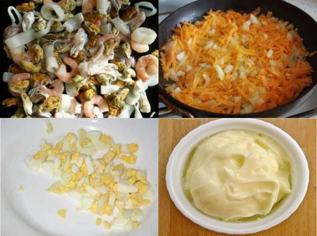 Как приготовить морской коктейль замороженный?
