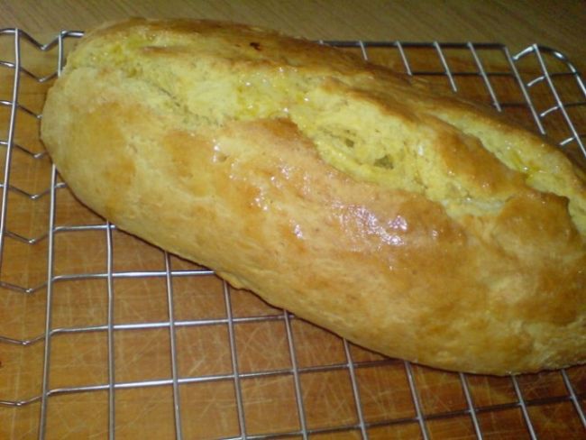 Кукурузный хлеб на закваске