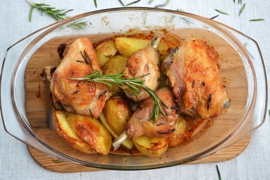 Индейка с картошкой в духовке