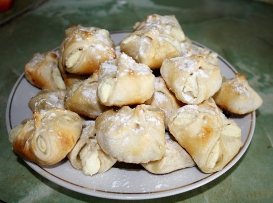 простой рецепт печенья с начинкой из творога