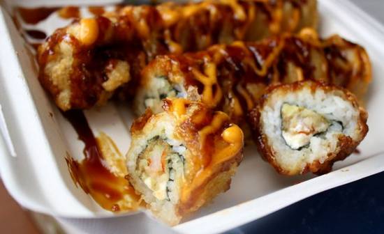 роллы с крабовым мясом