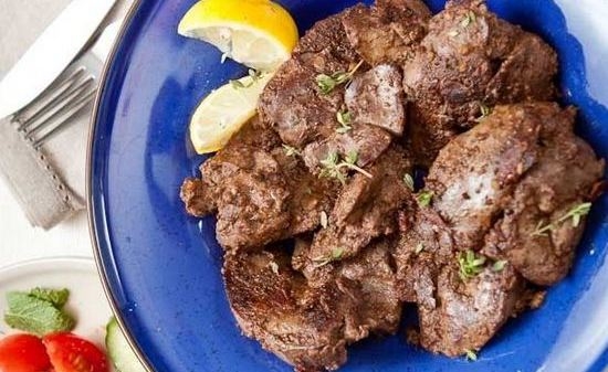 Как пожарить свиную печень на сковороде?