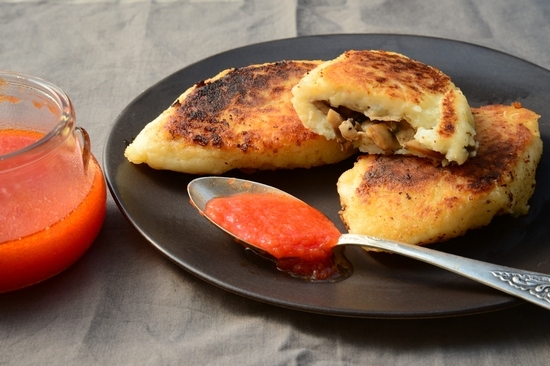 Картофельные зразы с мясом