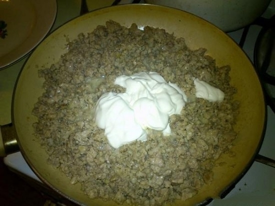 Блинный торт соленый с мясом приготовление