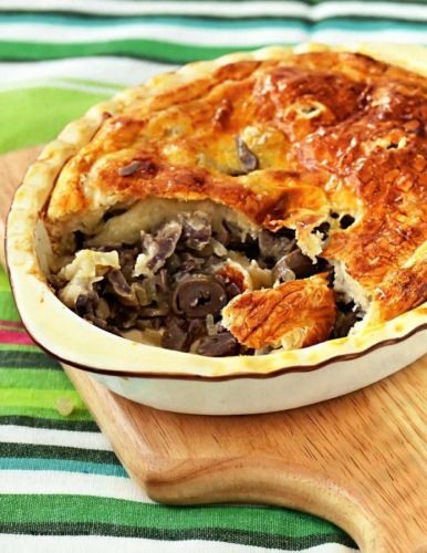 Рецепт пирога из вареных куриных сердец