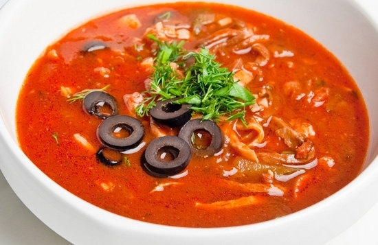 Мясная солянка