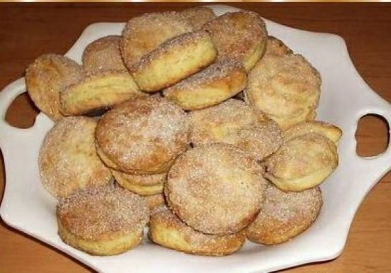 Печенье, приготовленное из теста на рассоле