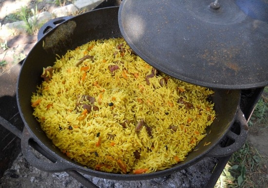 Плов в казане