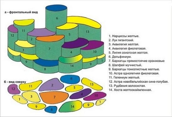 Многоярусность посадки – гарантия эффектности цветника