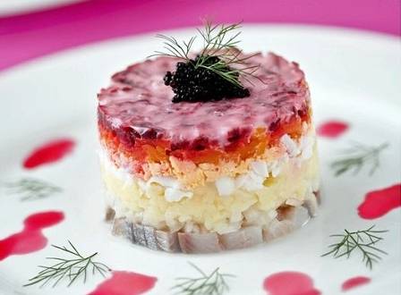 Рецепт «Селедки под шубой» классический
