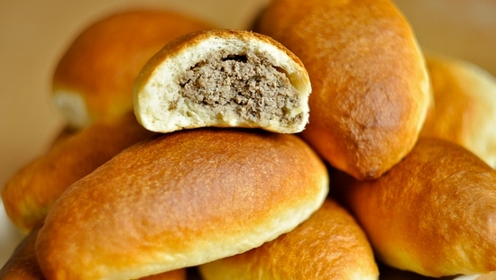 Пирожки с печенью и картошкой