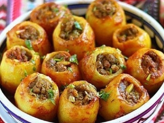 фаршированный картофель