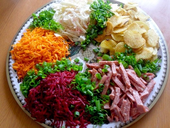Салат Ералаш - рецепт
