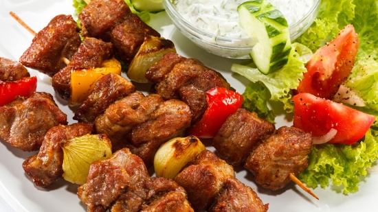 Шашлык из свинины в мультиварке