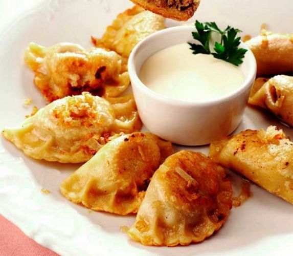 Вареники с картошкой и печенью